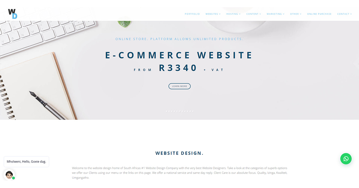 WEBSITE DESIGN NAMIBIA. From N$3095. Top Website Designers.