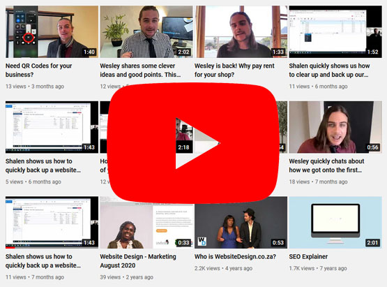 Website Design Youtube Channel